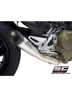 Tłumik SC Project S1 Titanium + Carbon - Ducati Streetfighter V4 [21-22]