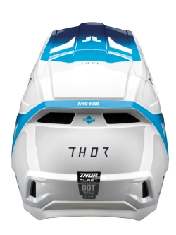 Kask enduro dziecięcy Thor Fleet Storm biało-niebieski