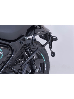 Zestaw: sakwa boczna Legend Gear LC1 + LC2 ze stelażami SW-MOTECH Royal Enfield HNTR 350 (22-) czarne [poj.: 9,8l + 13,5l]