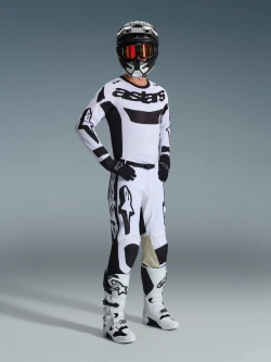 Bluza cross Alpinestars MX Racer Riway biało-czarna