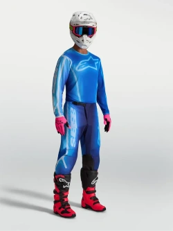 Spodnie cross Alpinestars MX Fluid Kepler niebieskie