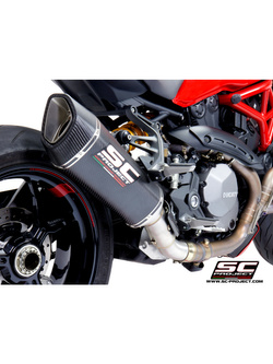 Tłumik SC-Project SC1-R Carbon / Titanium (Slip on) - Ducati Monster 1200 / S / R [17-21]