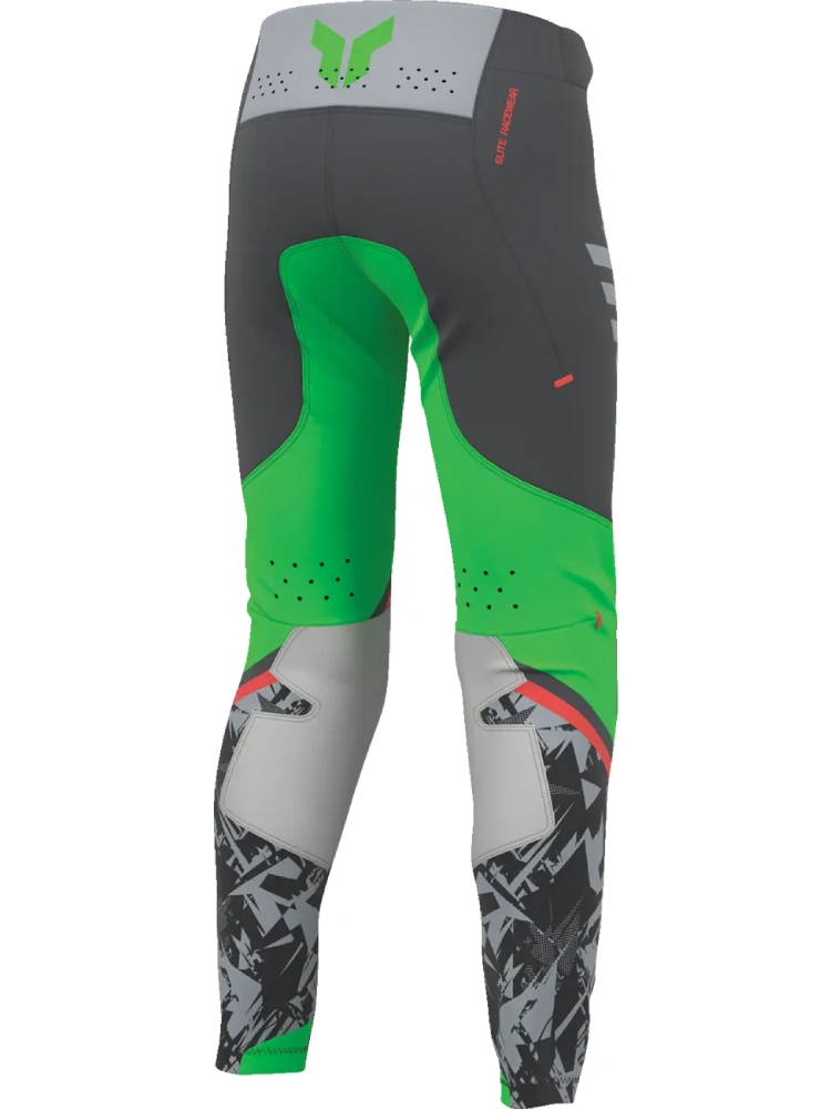 Spodnie cross dziecięce Thor Sportmode Punkd szaro-zielone