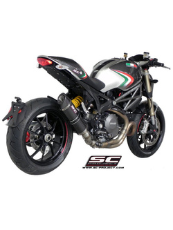 Tłumik SC-Project Oval Carbon / Titanium - Ducati Monster 1100 EVO [11-13]