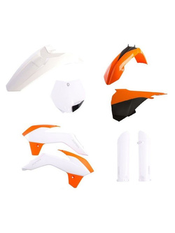 Pełny zestaw plastików Acerbis KTM SX 85 [13-17] biało-pomarańczowy