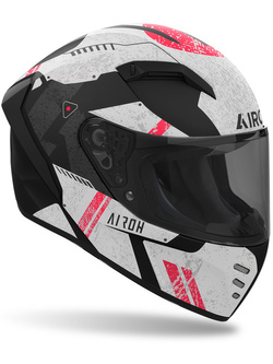 Kask integralny Airoh Connor Omega biało-czarny matowy