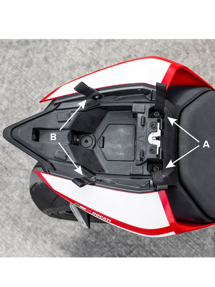 Paski montażowe do US-Drypack Kriega do Ducati Panigale 959/1299