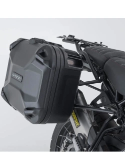 Zestaw: kufry boczne DUSC M i L + kufer centralny DUSC XL + stelaże SW-Motech Ducati DesertX (22-)/ Rally (23-) [poj.: 33 + 41 + 55l]