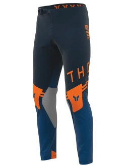 Spodnie cross Thor Sportmode Carbon granatowo-pomarańczowe