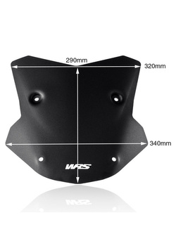 Szyba motocyklowa WRS Sport BMW S 1000 XR (20-), M 1000 XR (23-) czarna matowa