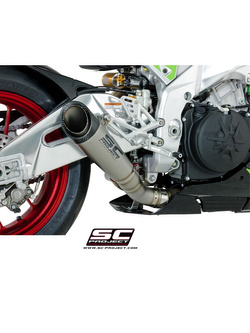 Tłumik SLIP-ON S1 Titanium low position SC-Project do Aprilia RSV4 RF/RR 2017