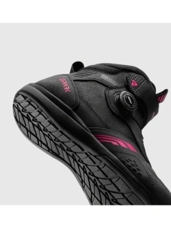 Buty motocyklowe Rebelhorn Spark 3 czarno-różowe