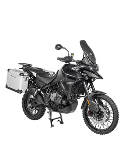 Zestaw: kufry boczne z anodowanego aluminium "And-S" Zega Pro + stelaże czarne Touratech Triumph Tiger 900 Rally / Pro / GT / GT Pro (20-) (31+38L)