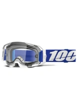 Gogle motocyklowe 100% ARmatic Enduro z przeźroczystą szybką niebieskie