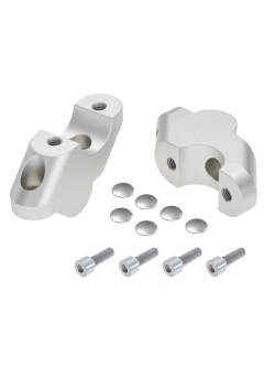 Podwyższenie kierownicy Hepco&Becker Triumph Scrambler 1200 XC (19-23) [30 mm w górę, 20 mm w tył] srebrne