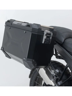 Zestaw: kufry boczne + kufer centralny TRAX ADV + stelaże SW-Motech BMW R 1300 GS (23-) czarne
