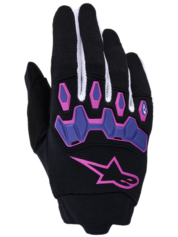 Rękawice cross Alpinestars MX Full Bore V2 czarno-fioletowe