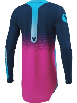 Bluza enduro damska Thor Sportmode Merge niebiesko-różowa