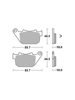 KLOCKI HAMULCOWE SBS 808 H.LS