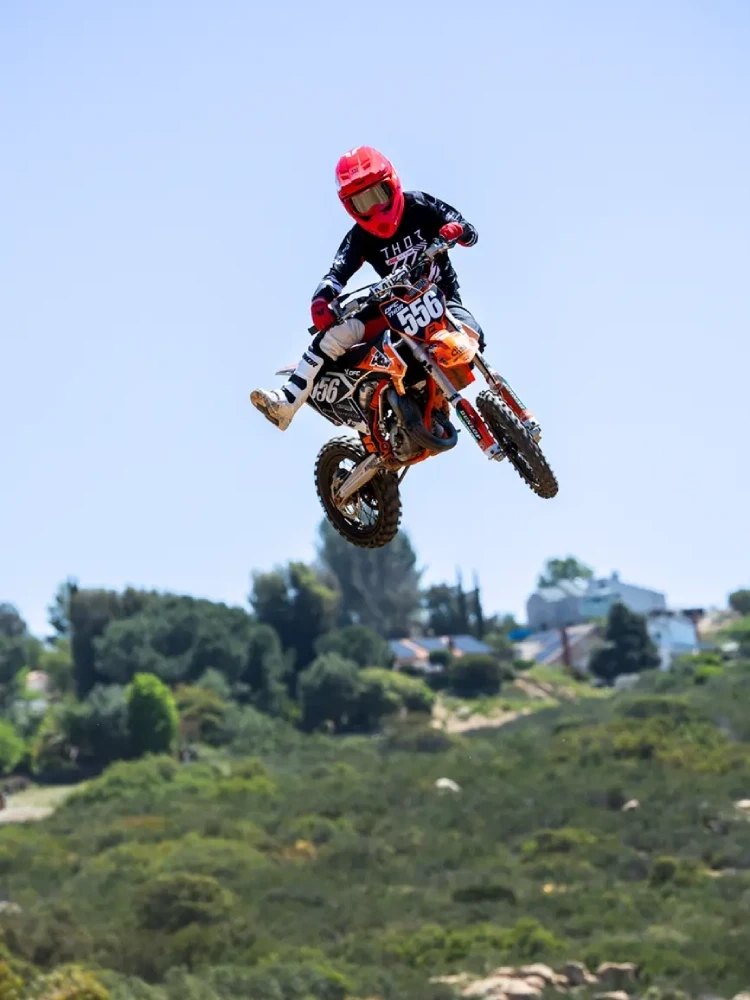 Bluza enduro Thor Launchmode Futura czarno-czerwona