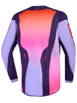 Bluza cross dziecięca Alpinestars MX Fluid Hunt fioletowo-różowa