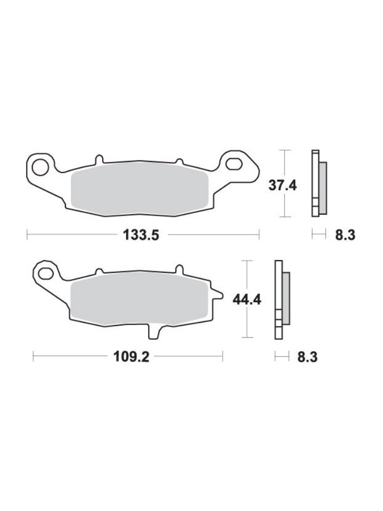 KLOCKI HAMULCOWE SBS 705 HS