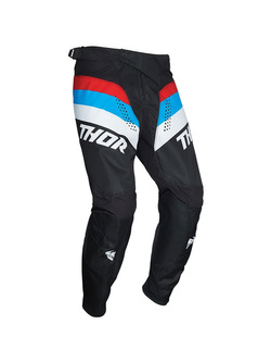 Spodnie cross Thor Pulse Racer czarno-czerwone