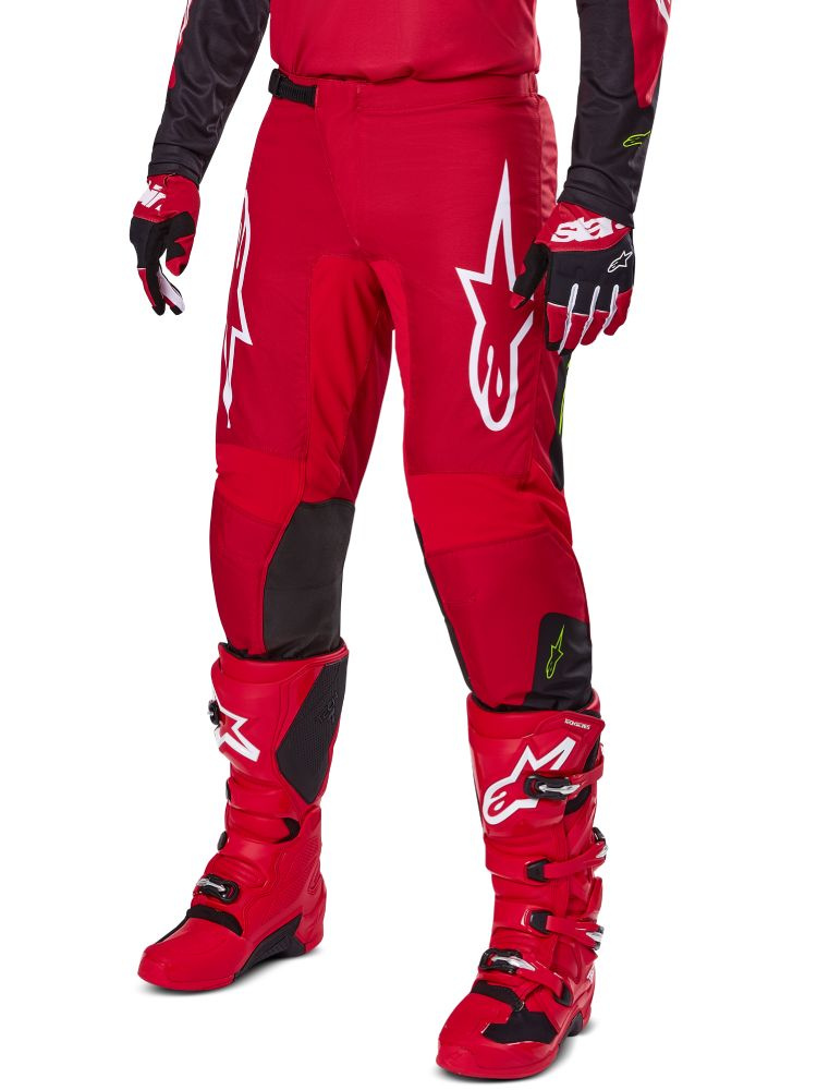 Spodnie cross Alpinestars MX Fluid Haul czarno-czerwone