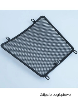 Osłona chłodnicy R&G aluminiowa do Aprilia RSV4 RF (15-)/ Tuono 1100 ('15-)/ RSV-4 1100 Factory (’19-) szara