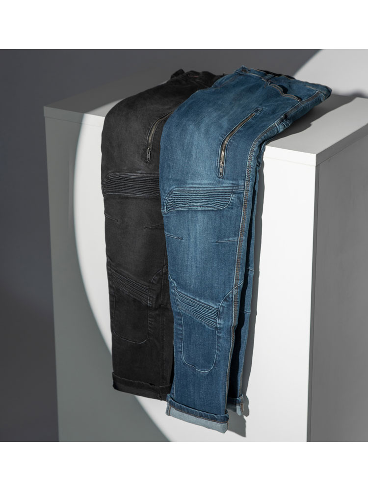 Jeansy motocyklowe Rebelhorn Vandal Twill czarne