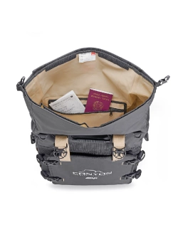 Sakwy motocyklowe GIVI GRT720B Canyon Monokey wodoodporne, czarne [pojemność: 2 x 25l]