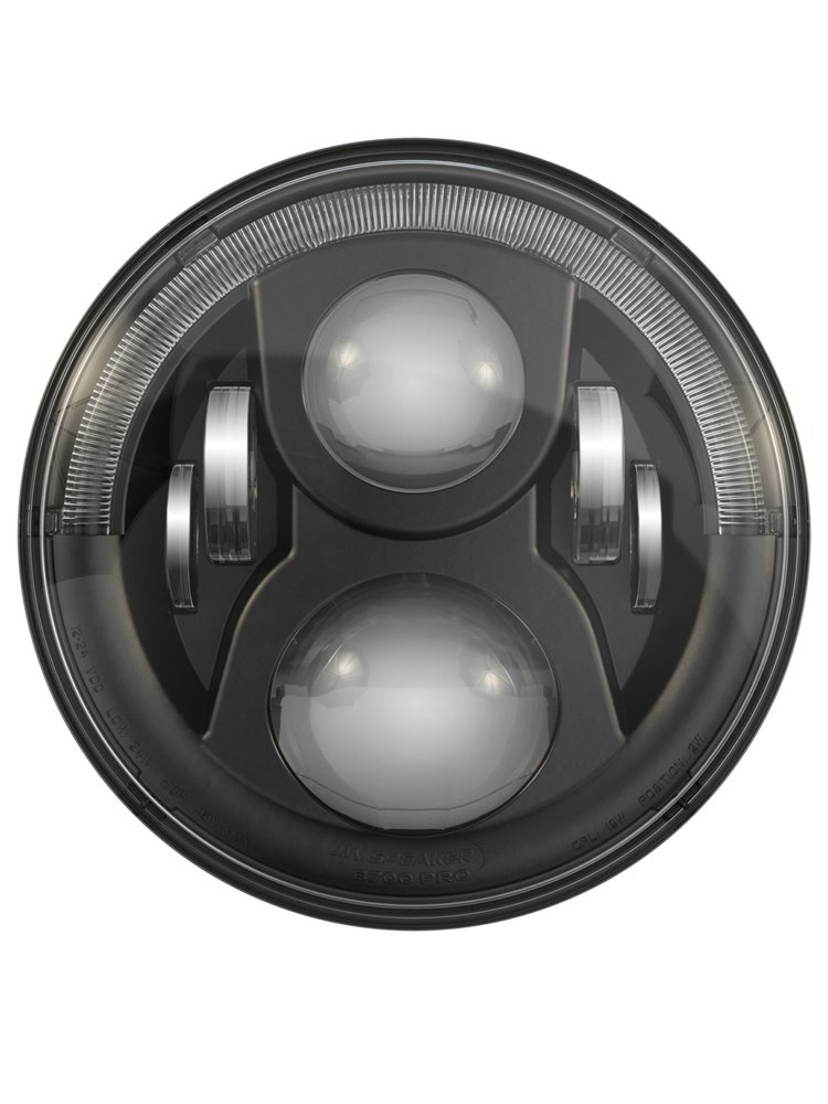 Reflektor świateł mijania i drogowych z DRL 8700 EVO 2 PRO LED J.W. SPEAKER 18cm czarny