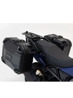 Zestaw: kufry boczne DUSC M i L + stelaże PRO SW-Motech KTM Super Adventure 1290/ 1390 (wybrane modele) [poj.: 33l + 41l]