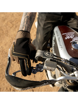 Rękawice cross Biltwell Baja brązowo-czarne