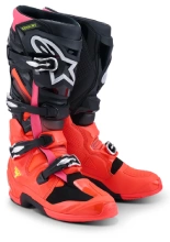 Buty enduro Alpinestars MX Tech 7 czarno-czerwono-różowe