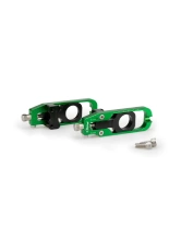 Napinacze łańcucha Puig Yamaha MT-09/SP (21-)/MT-09 Y-AMT/XSR900 GP (24-)/TRACER 9/Y-AMT/GT/GT+ (25-) zielone