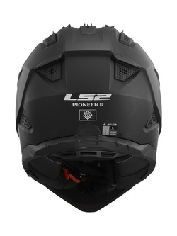 Kask adventure LS2 MX702 Pioneer II czarny matowy