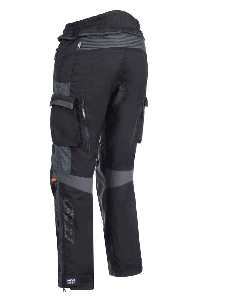 Spodnie motocyklowe tekstylne Rukka Madagasca-R czarno-szare