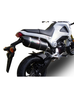 Tłumik G.P.R Furore Nero [Slip-On, Black Aluminium] - Honda MSX / Grom 125 [13-17]