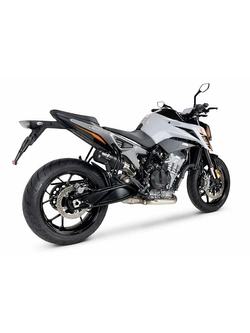 Tłumik motocyklowy IXRACE MK2 KTM, Husqvarna (wybrane modele) czarny, z homologacją