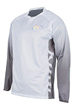 Bluza enduro Klim XC Lite biało-szara