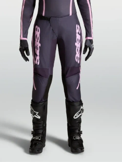 Spodnie cross damskie Alpinestars MX Stella Fluid Apex V2 różowe