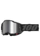 Gogle motocyklowe 100% Accuri 2 z szybką lustrzaną czarne