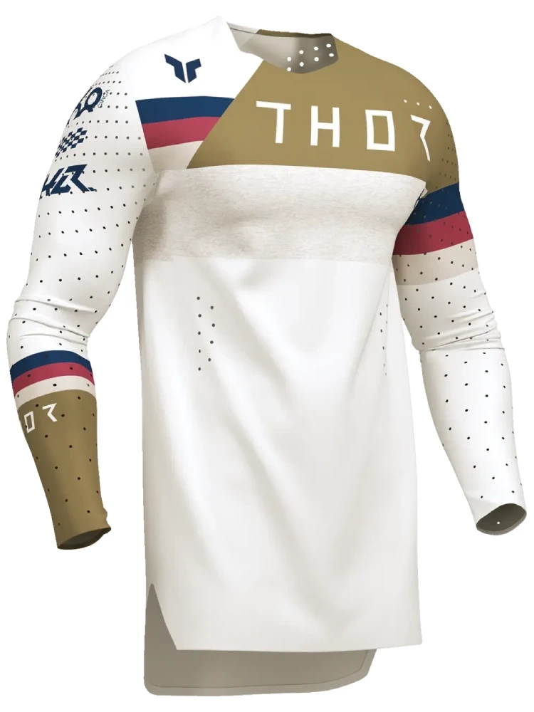 Bluza enduro Thor Sportmode League biało-brązowa