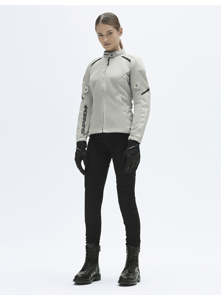 Kurtka motocyklowa tekstylna damska Spidi Tek Net biała