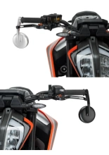 Zestaw: lusterka motocyklowe PUIG Grand Tracker symetryczne + adaptery BMW CE 04 (21-)/ Yamaha MT-09/ SP/Y-AMT (24-)