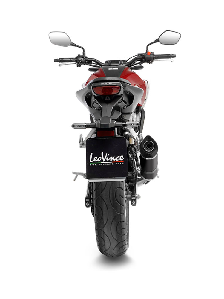 Pełny układ wydechowy LeoVince LV ONE EVO BLACK EDITION Honda CB 125 R Neo Sports Café (21-23) stalowy