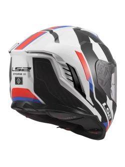 Kask integralny LS2 FF818 Storm III Sporty biało-niebiesko-czerwony