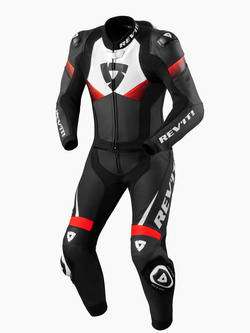 Kombinezon motocyklowy dwuczęściowy REV’IT! Argon 2 czarno-fluo czerwony
