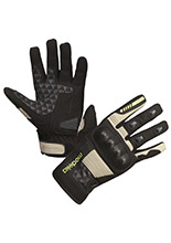 Rękawice motocyklowe damskie Modeka Fuego czarno-piaskowe